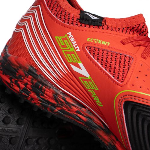 Chuteira Society Penalty SE7E Pro Molix Locker Y-1 Vermelho/preto