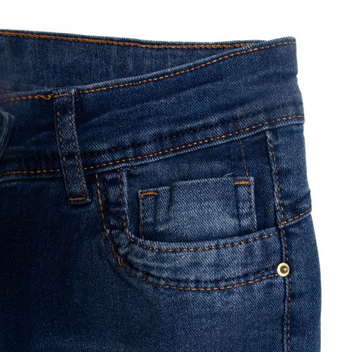 Calça Jeans Feminina Eagle Rose Cigarrete Azul