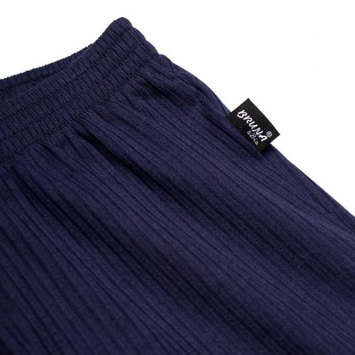 Corsário Feminina Bruna e Bia Plus Size Canelada Marinho