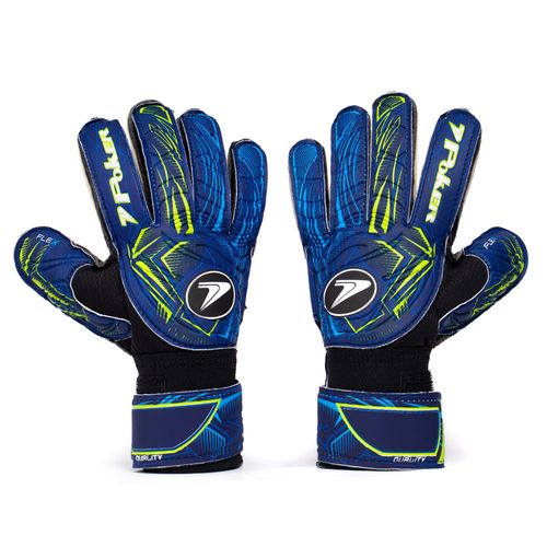 Luva de Goleiro Poker Profissional Duallity Marinho/verde