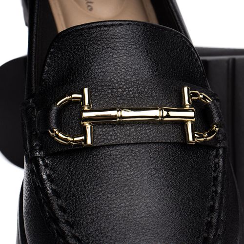 Mocassim Feminino Modare com Detalhe Metalizado Preto