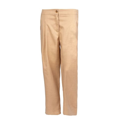 Calça Feminina Facinelli Alfaiataria Reta Caqui