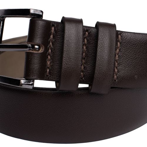 Cinto Masculino Fasolo em Couro X001148-101 Café