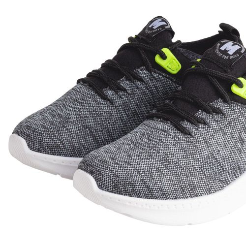 Tênis Infantil Molekinho Esportivo Cinza/preto