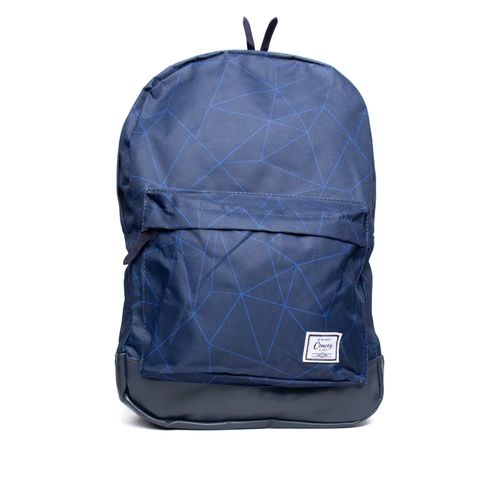 Mochila Unissex Convoy Estampa com Linhas Marinho