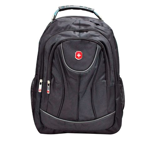 Mochila Executiva Swissland com Alça Reforçada Preto/cinza
