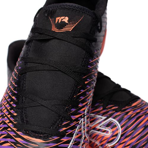 Chuteira de Futsal Puma Future 8 Play Preto/Laranja Neon