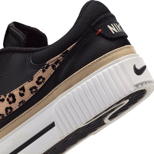 Tênis Feminino Nike Court Legacy Animal Print Preto