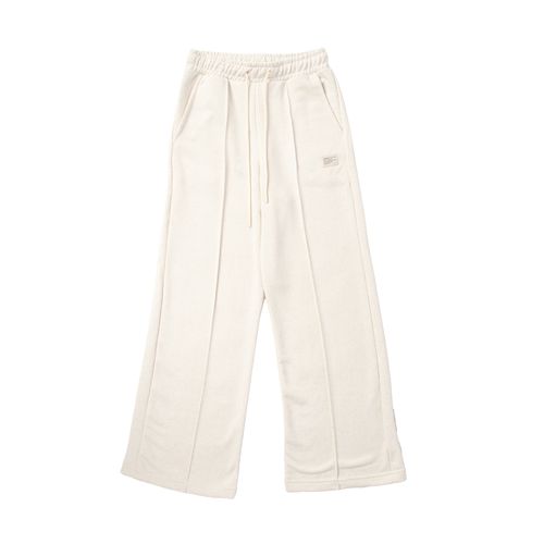 Calça de Moletom Feminina Mormaii Wide Leg Areia