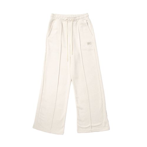 Calça de Moletom Feminina Mormaii Wide Leg Areia