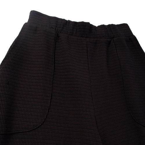 Calça Pantalona Feminina Cativa com Bolso Texturizada Preto