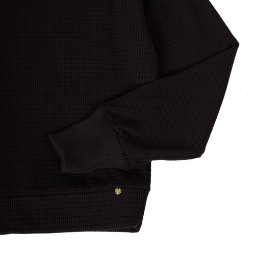 Blusão Feminino Cativa Básico Tricô Preto