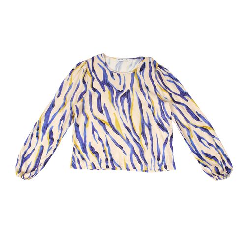 Blusa Feminina Rovitex Estampada Off White