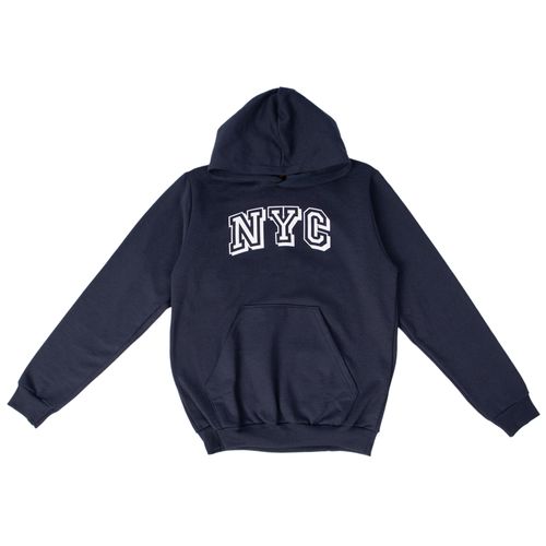 Moletom Masculino Desayner com Capuz New York Marinho