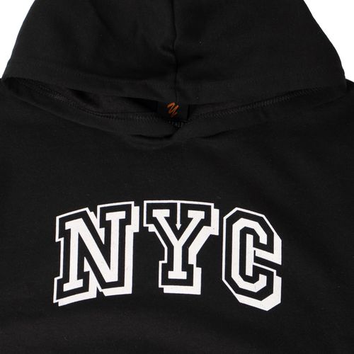 Moletom Masculino Desayner com Capuz New York Preto