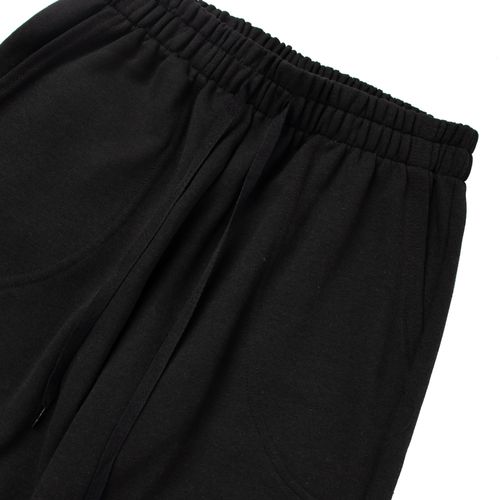 Calça Masculina Desayner de Moletom Básica Reta Preto
