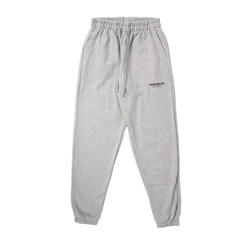 Calça Masculina Desayner Moletom Básica Cinza Mescla