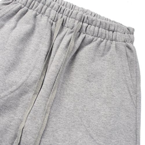 Calça Masculina Desayner Moletom Básica Cinza Mescla