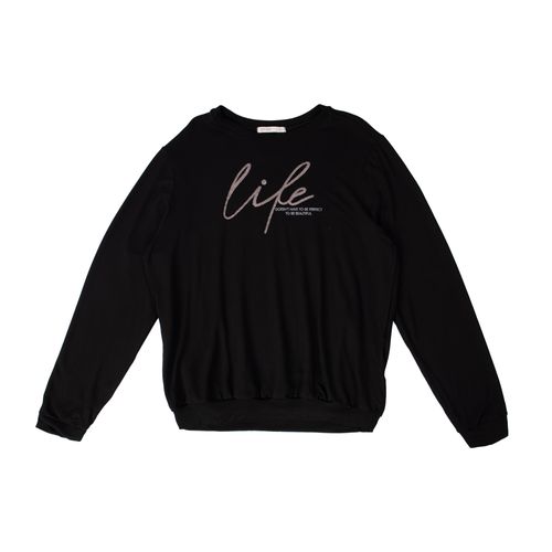 Blusão Feminino Secret Glam Plus Size Preto