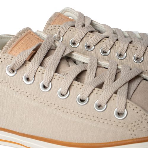 Tênis Unissex All Star Converse Chuck Taylor Canvas Leather Bege Claro