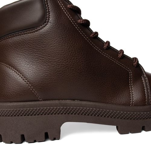 Coturno Feminino Moleca Tratorado Marrom Escuro