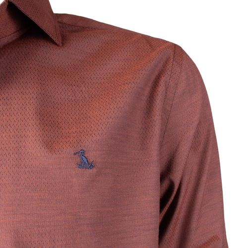Camisa Masculina Amil Manga Longa Bordô