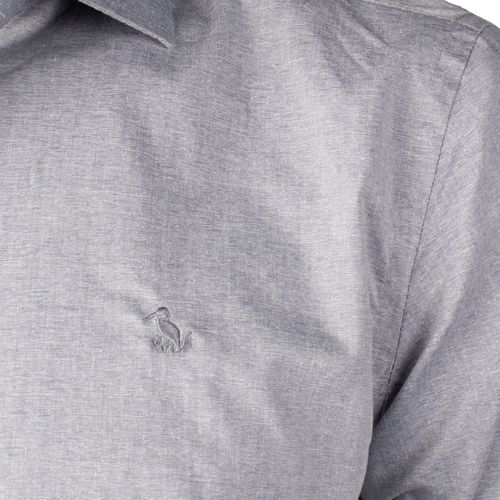 Camisa Masculina Amil Manga Longa Cinza