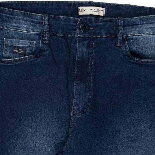 Calça Jeans Masculina Max Denim Slim Fit Azul Escuro