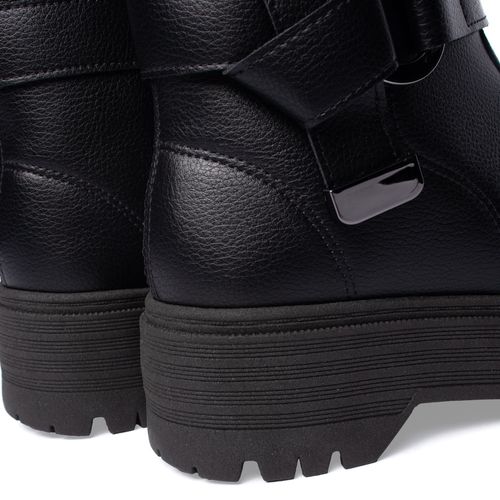 Bota Coturno Feminina Moleca Solado Alto Preto