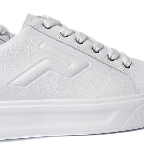 Tênis Feminino Pegada Couro Casual Branco