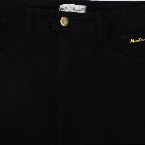 Calça Jeans Feminina Max Denim Plus Size Skinny Curve Preto