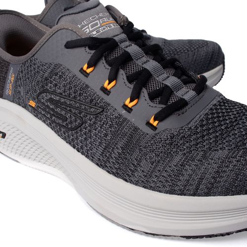 Tênis Masculino Skechers Go Run Elevate 2.0 Slip-ins Cinza Escuro