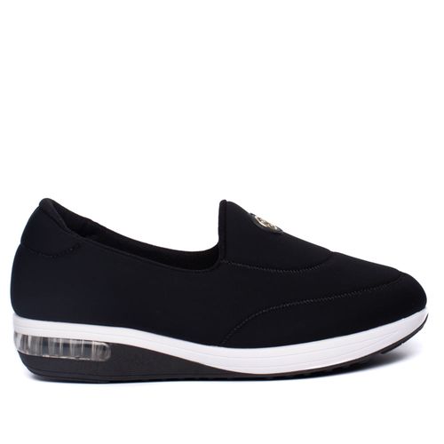 Tênis Feminino Modare Slip On Tecido Preto