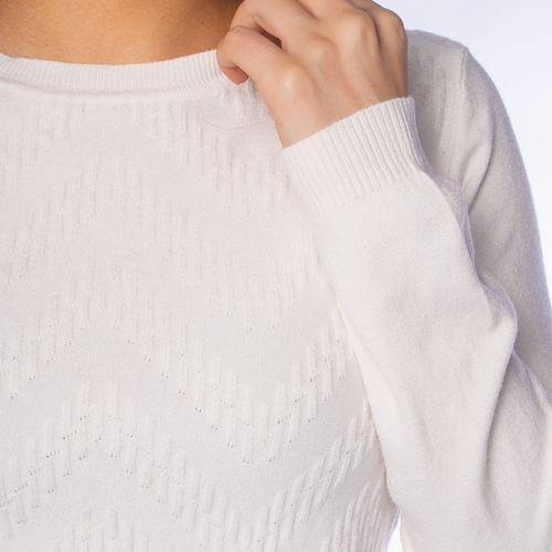 Blusa Feminina Facinelli Tricot Padronagem Geométrica