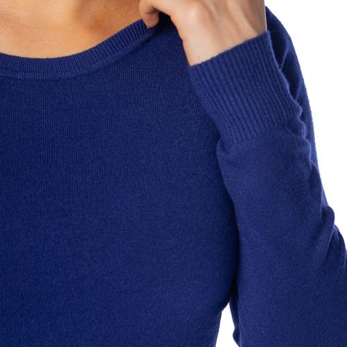 Blusa Feminina Facinelli Tricot Lisa Azul