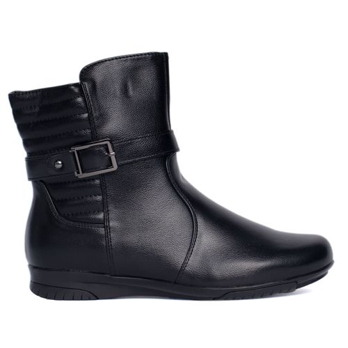 Bota Feminina Mooncity Napa Matelassê Preto