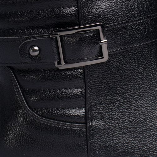 Bota Feminina Mooncity Napa Matelassê Preto