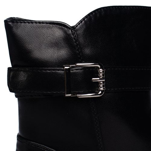 Bota Feminina Mooncity Fivela Preto