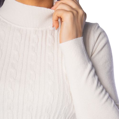 Blusa Feminina Facinelli Tricot Gola Média com Textura
