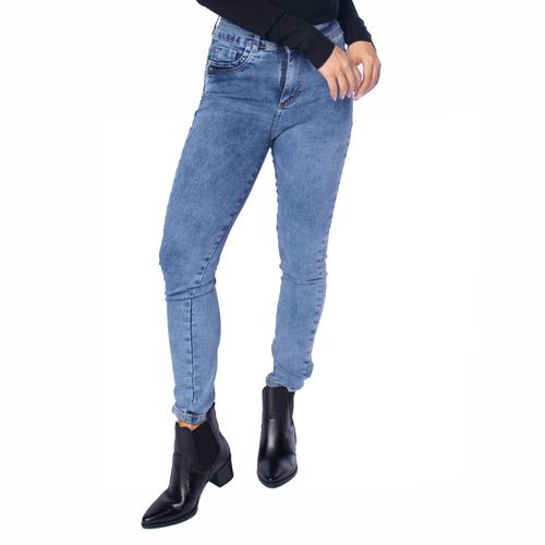 Calça Feminina Sawary Jeans Boot Levanta Bumbum Cut Azul