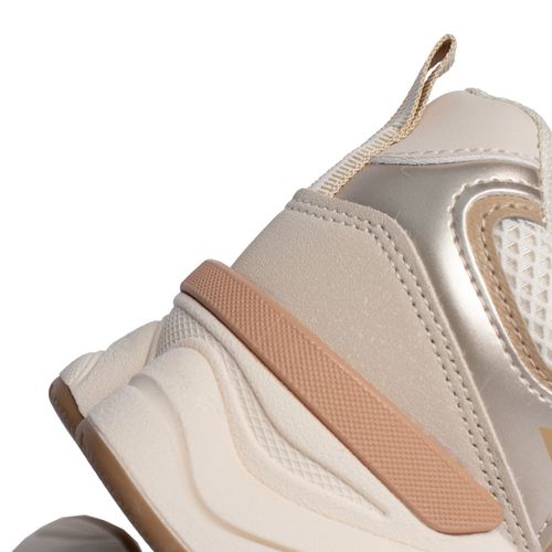 Tênis Feminino Ramarim Almond SNK Bege/Rosa