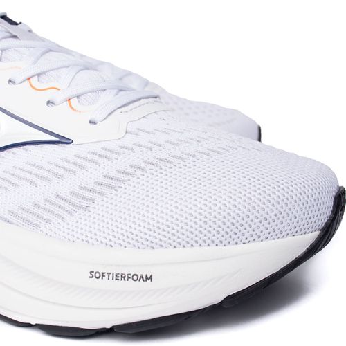 Tênis Masculino Mizuno Goya 2 Cinza Claro/Laranja