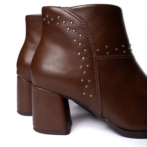 Bota Feminina Modare Cano Curto Marrom