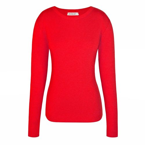 Blusa Feminina Biamar Básica Modal Vermelho
