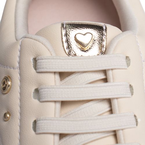 Tênis Feminino Comfortflex Coconut Napa Bege Claro