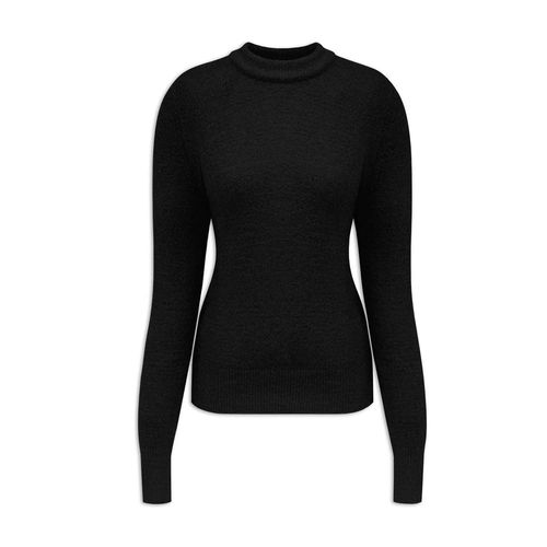 Blusa Feminina Biamar Tricô Fio Pluma Preto