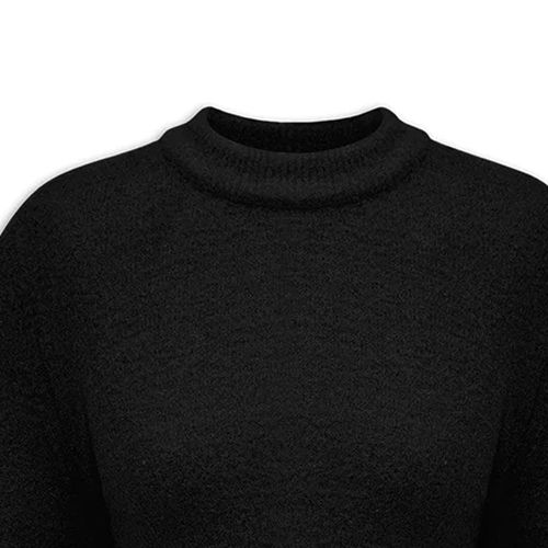 Blusa Feminina Biamar Tricô Fio Pluma Preto