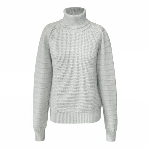 Blusa Feminina Biamar em Tricot com Gola Alta Off White