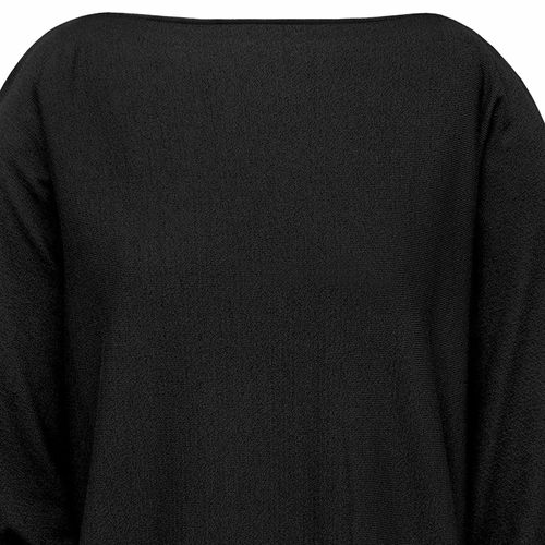 Blusa Feminina Biamar com Decote Canoa Preto