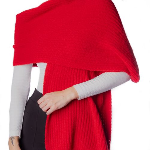 Cachecol Feminino Biamar Tricot Pluma Vermelho